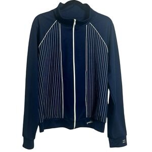 Hard Yakka Full Zip Pinstripe 22 Track Jacket One Size Sporty Athletic Street